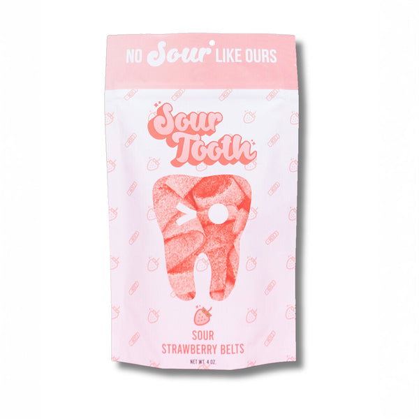 Sour Tooth - Sour Strawberry Belts