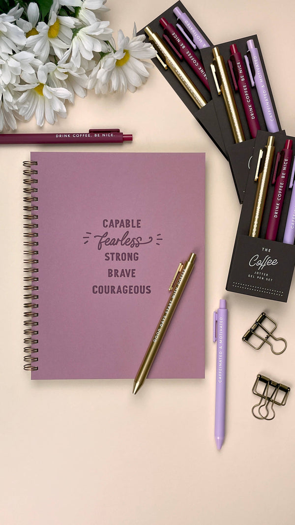 Ruff House Print Shop - The Coffee Jotter Gel Pen: Set of 3