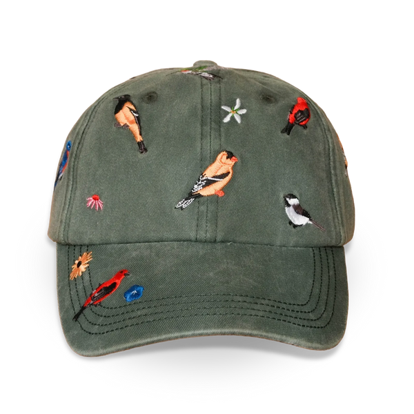 Bird Collective - Backyard Birds Washed Hat