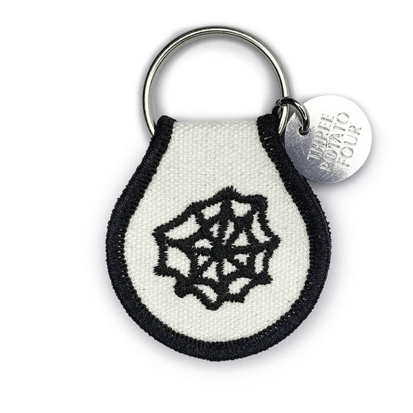 Three Potato Four - Patch Keychain - Spiderweb