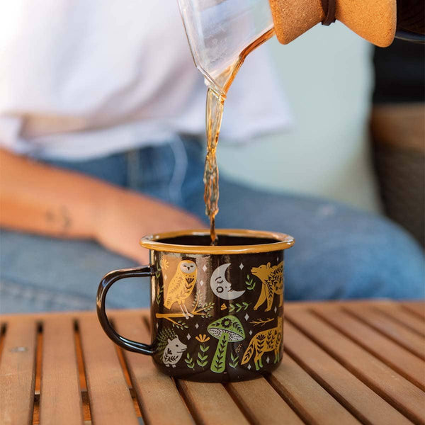 Trek Light - Enamel Mug | Woodland Friends