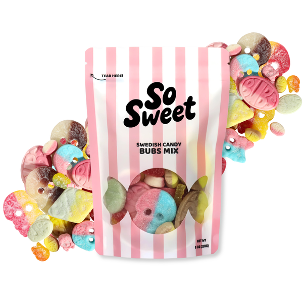 SoSweet LLC - Swedish Candy BUBS Mix (8 oz)