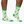 Jenny Lemons - Green Colorblock Pickle Crew Socks
