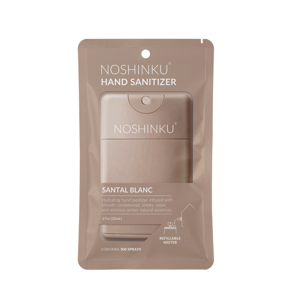 Noshinku - Refillable Santal Blanc Hydrating Pocket Hand Sanitizer