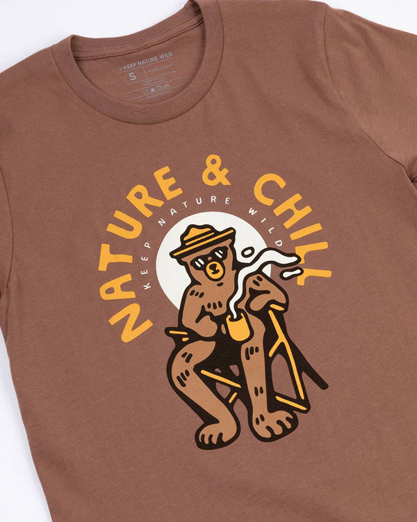 Keep Nature Wild - Nature and Chill Unisex Tee | Redwood