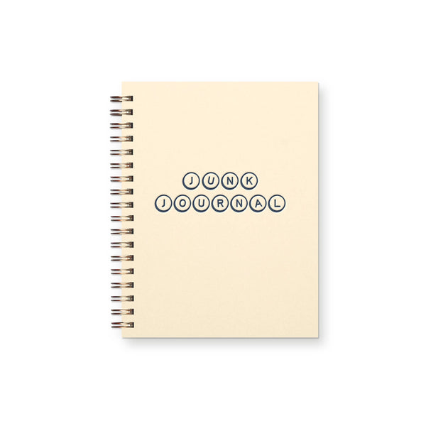 Ruff House Print Shop - Junk Journal Beads Journal : Dot Grid Notebook