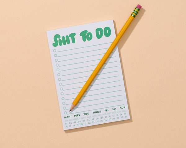 And Here We Are - Notepad 50 pages —Shit To Do