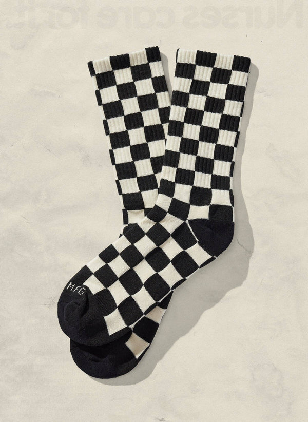 Weld Mfg. - Checkerboard Crew Socks