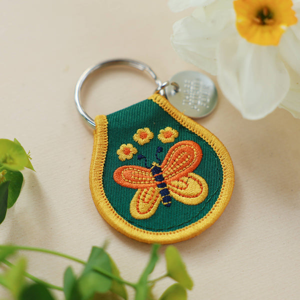Three Potato Four - Patch Keychain - Butterfly