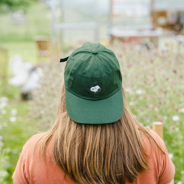 Three Potato Four - 3P4 x Peanuts® - Snoopy Embroidered Dad Hat (Forest)