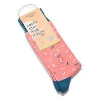 Conscious Step - Socks That Find a Cure (Pink Confetti)