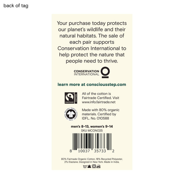 Conscious Step - Holiday Socks that Protect Sloths