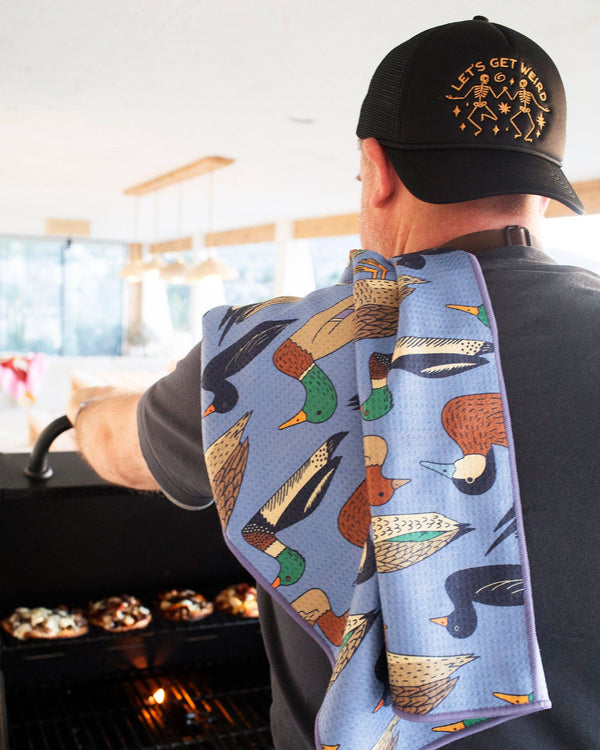 Trek Light - Kitchen Tea Towel Quick Dry | Ducks in a Row