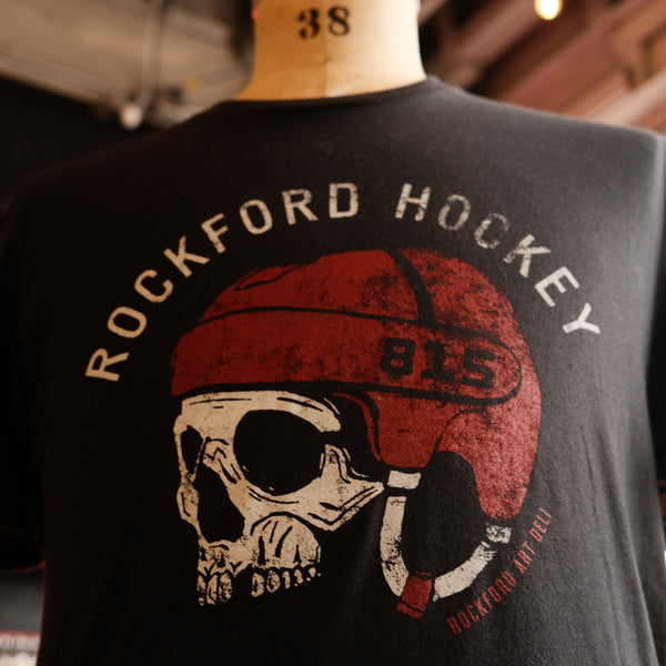 Rockford Hockey Skull Tee