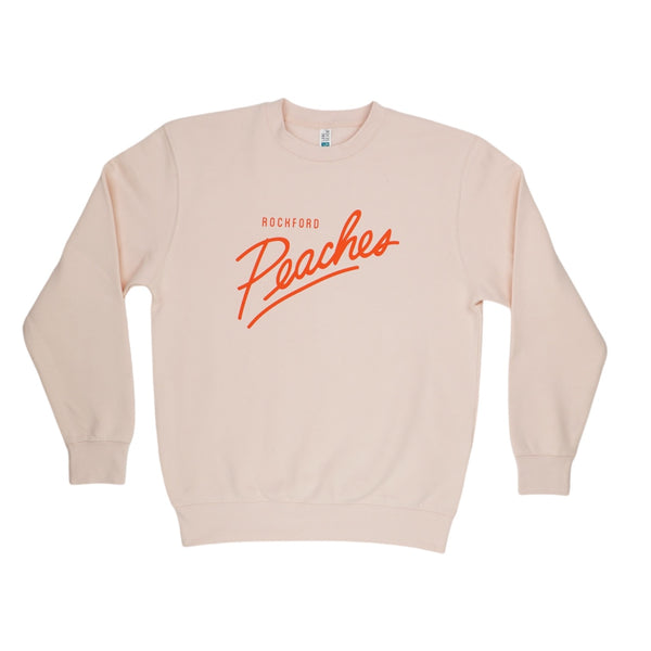 Peaches Script Crewneck