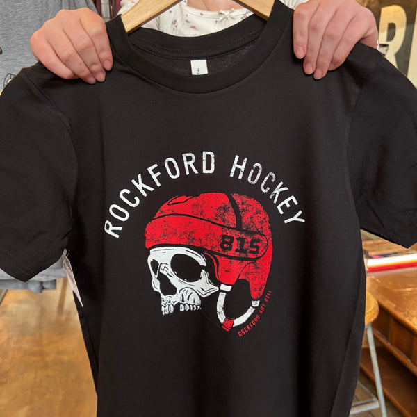 Rockford Hockey Skull Kids Tee
