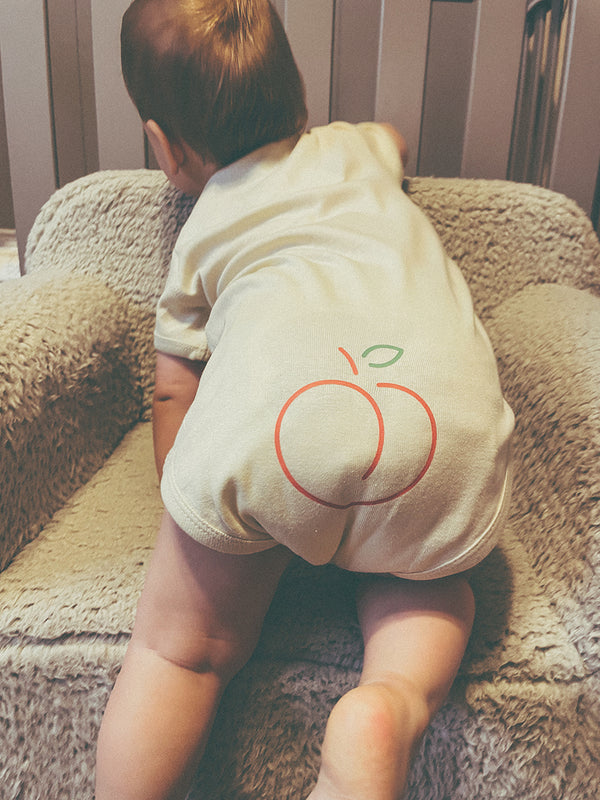 Peach Bum Onesie