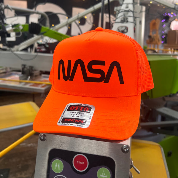 NASA Worm Neon Cap
