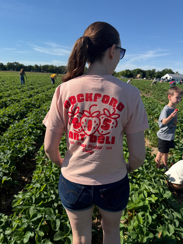 815 Strawberries Crop Tee
