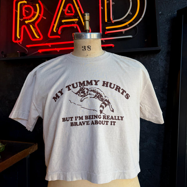 Tummy Hurts Cropped Tee