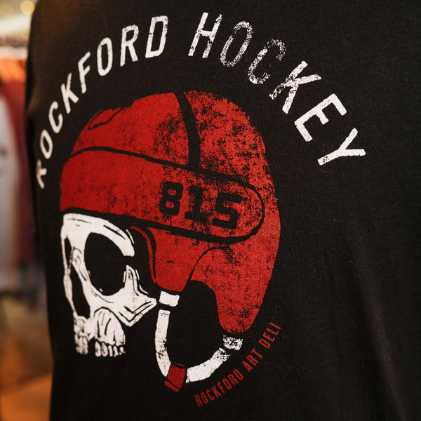 Rockford Hockey Skull Tee