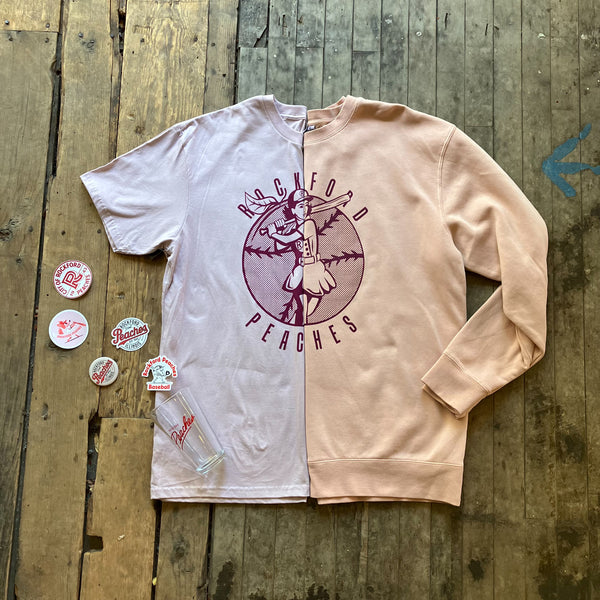 Rockford Peaches Batter Up Crewneck