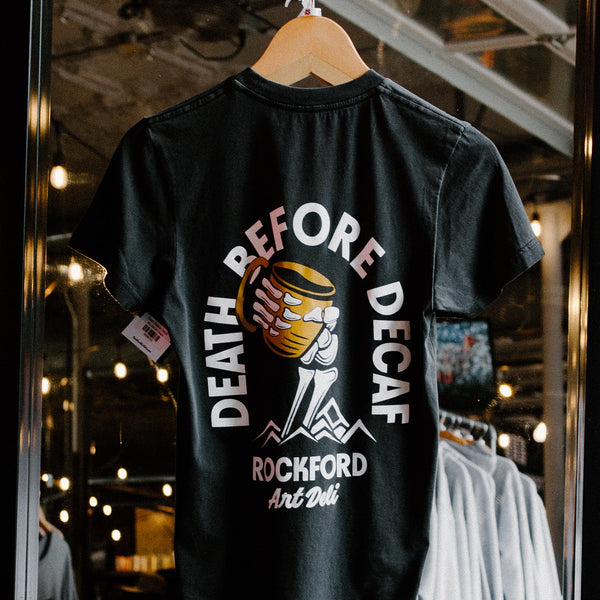 Death Before Decaf Tee