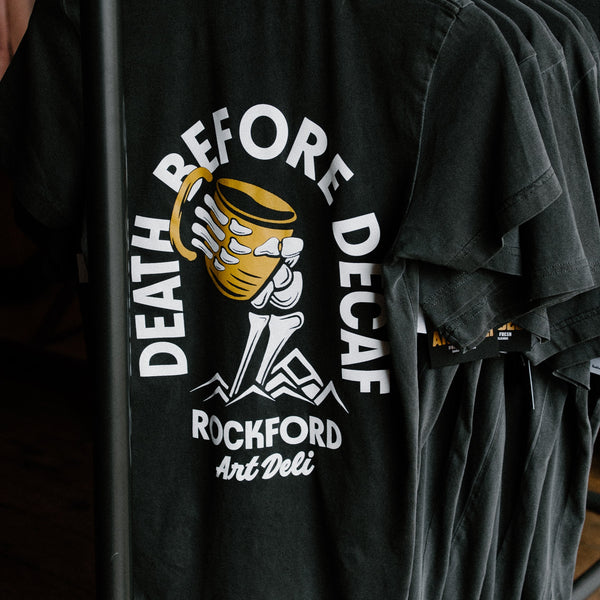 Death Before Decaf Tee
