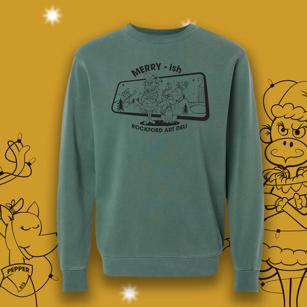 Merry-ish Holiday Crewneck - PREORDER
