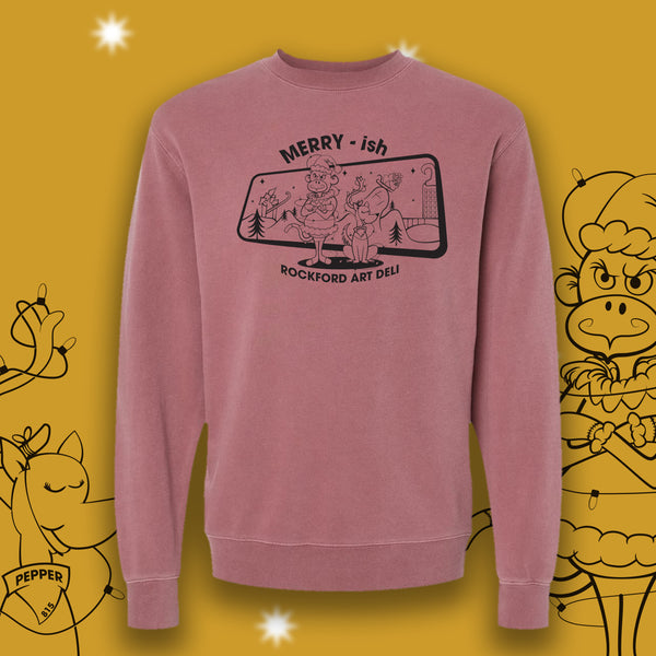 Merry-ish Holiday Crewneck - PREORDER