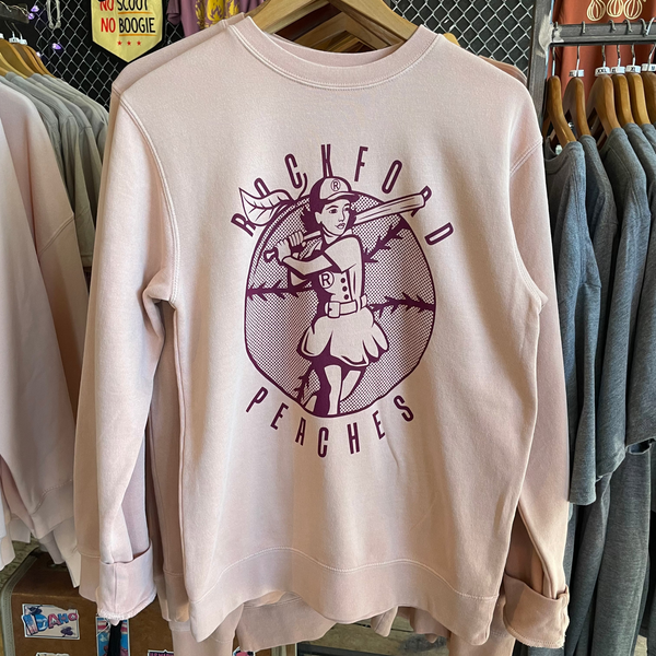 Rockford Peaches Batter Up Crewneck