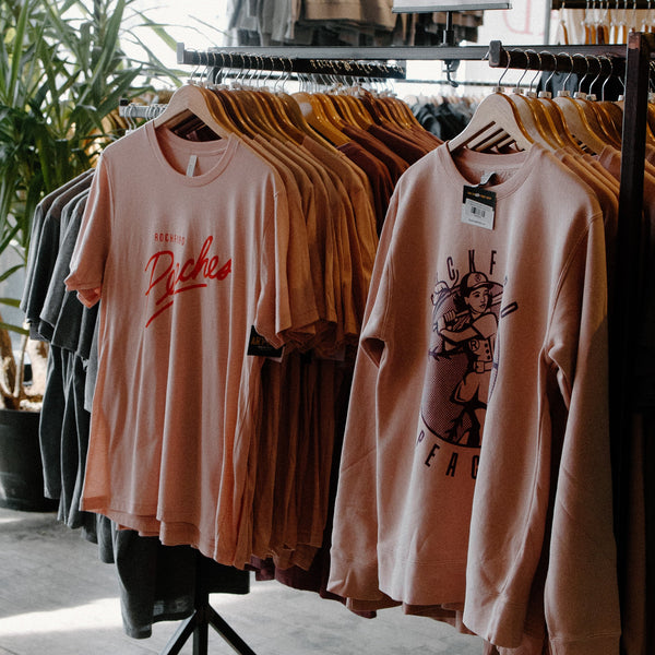 Rockford Peaches Batter Up Crewneck