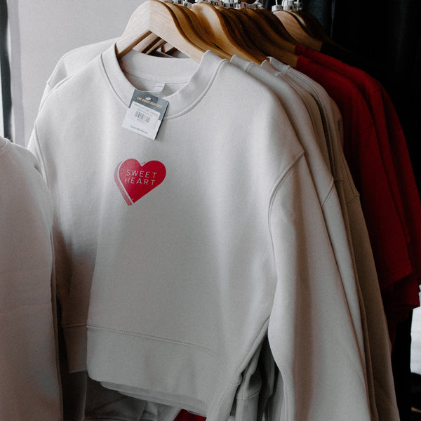 Sweetheart Crop Crewneck