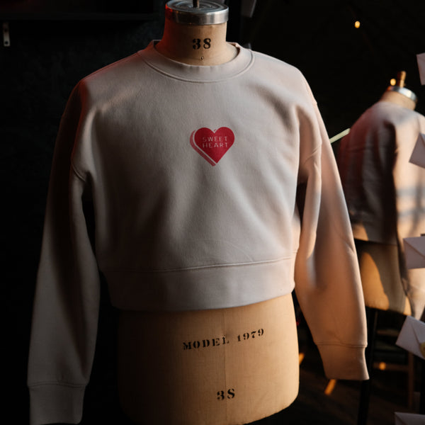 Sweetheart Crop Crewneck