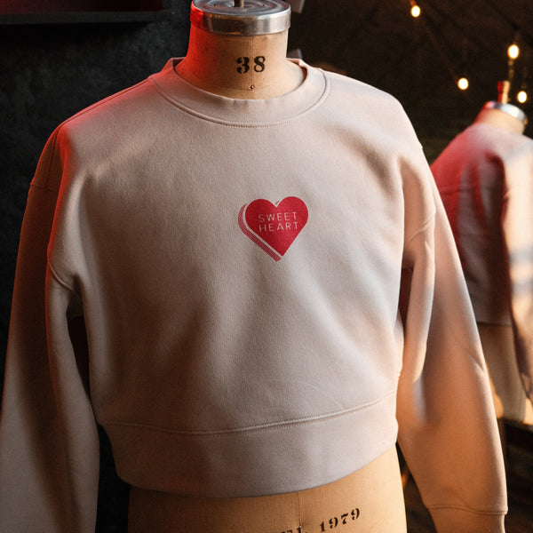 Sweetheart Crop Crewneck
