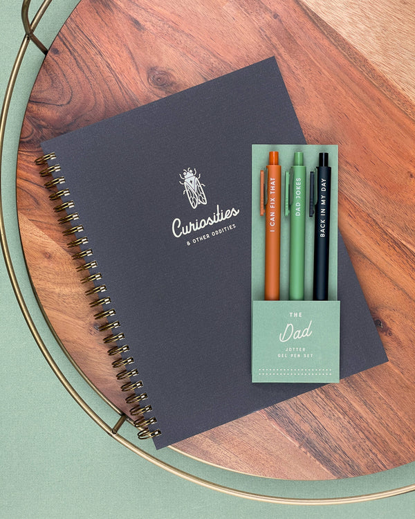 Ruff House Print Shop - Dad Jotter Gel Pen: Set of 3
