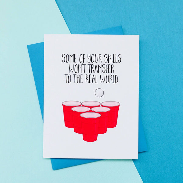 Top Hat and Monocle - Grad Skills Graduation Card