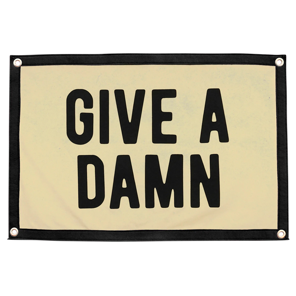 Oxford Pennant - Give A Damn Camp Flag