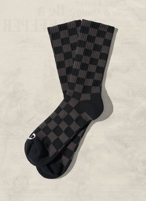 Weld Mfg. - Tonal Checkerboard Crew Socks