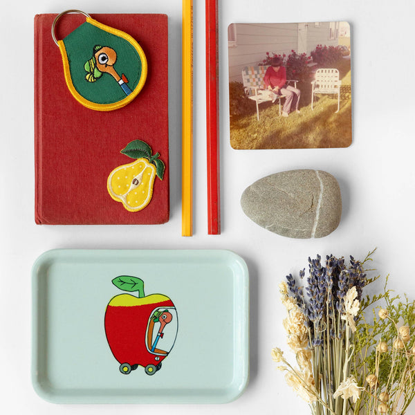 Three Potato Four - 3P4 x Richard Scarry® - Lowly Worm Patch Keychain