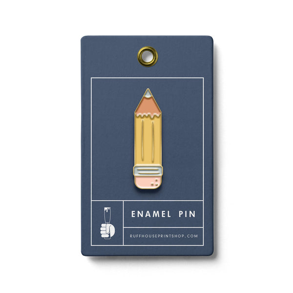 Ruff House Print Shop - Pencil Enamel Pin
