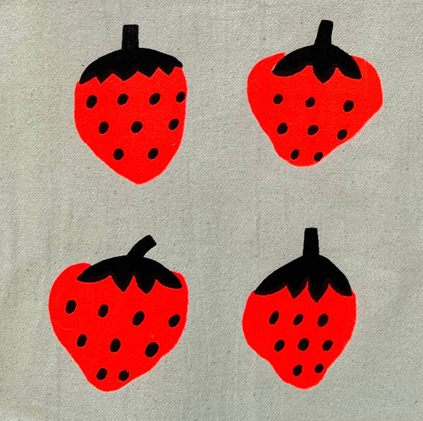 Nice life - Strawberry Tea Towel