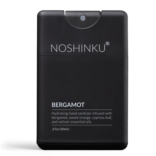 Noshinku - REFILLABLE Bergamot Ultra-Moisturizing Pocket Hand Sanitizer