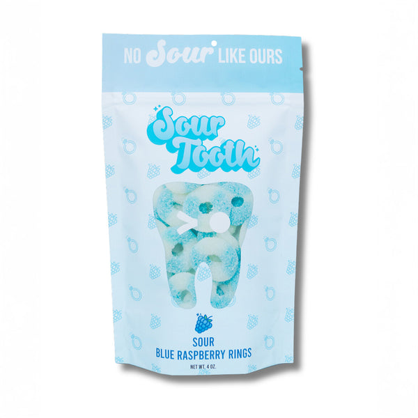 Sour Tooth - Sour Blue Raspberry Rings