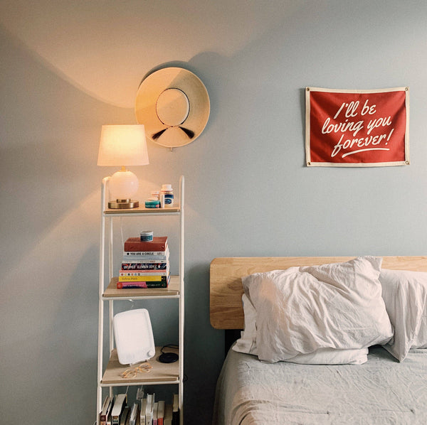 Oxford Pennant - I'll Be Loving You Forever Camp Flag