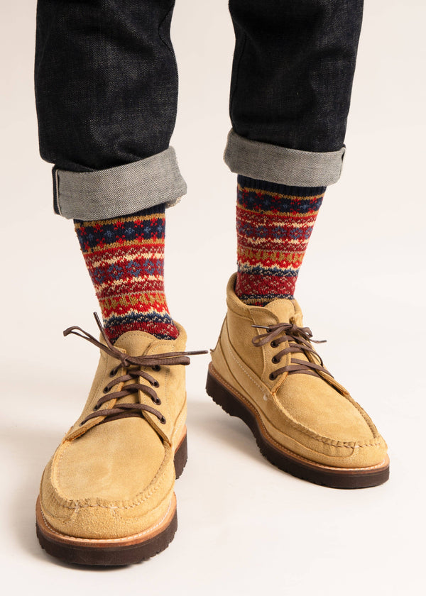 American Trench - Cotton Fair Isle Sock