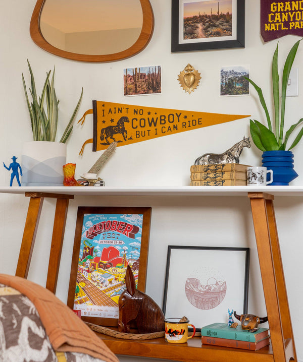 Oxford Pennant - I Ain't No Cowboy But I Can Ride Pennant • Jason Isbell x Oxford Pennant