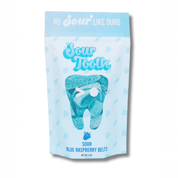 Sour Tooth - Sour Blue Raspberry Belts