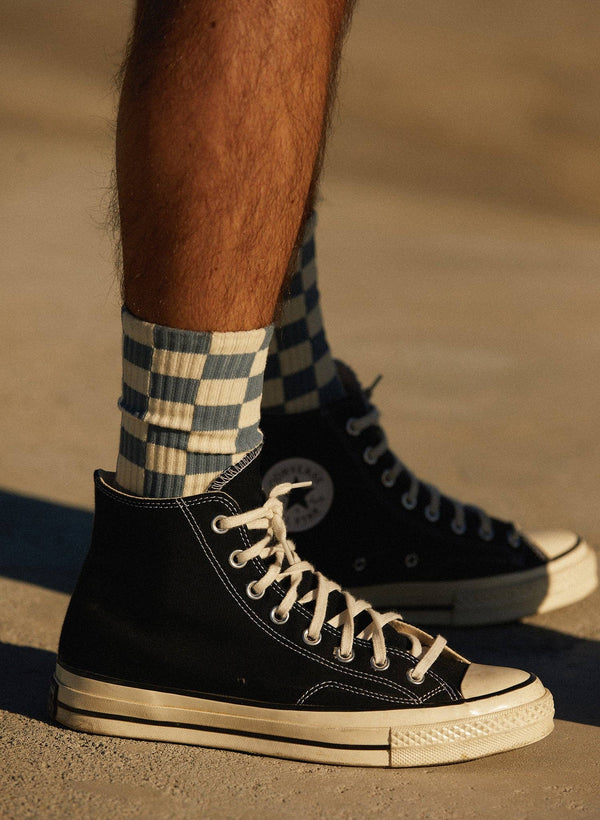 Weld Mfg. - Checkerboard Crew Socks