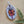 ilikesara | art + goods - Zippered pouch | ladybug - purple & red insect pencil, supply, makeup bag with waterproof lining